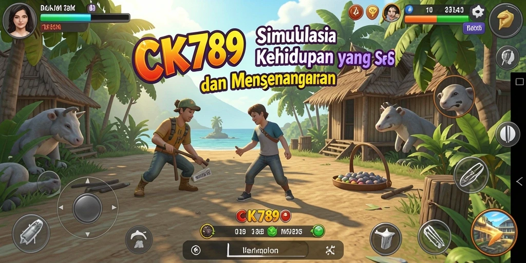 Screenshot utama CK789 menampilkan gameplay simulasi yang menarik dan interaktif.