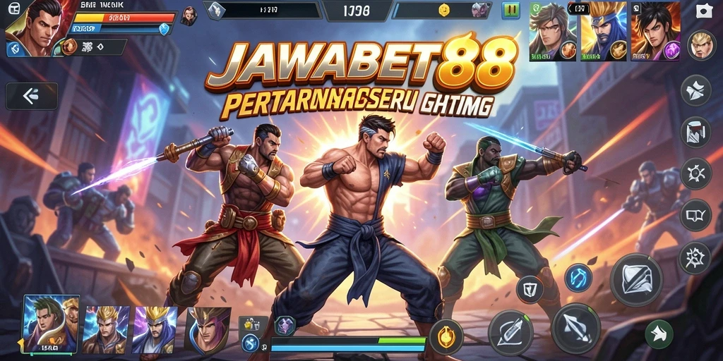 Screenshot gameplay JAWABET88 menampilkan pertarungan seru dan aksi mendebarkan.