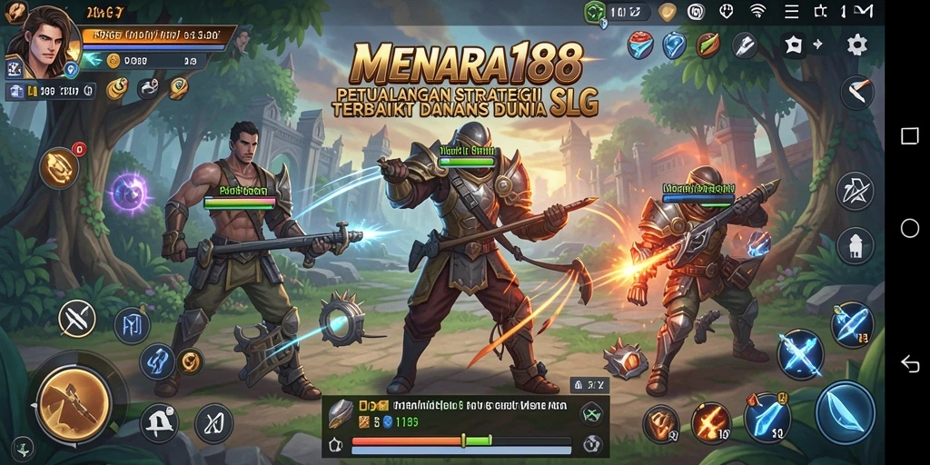 Screenshot MENARA188 menampilkan aksi pertarungan strategis yang mendebarkan.