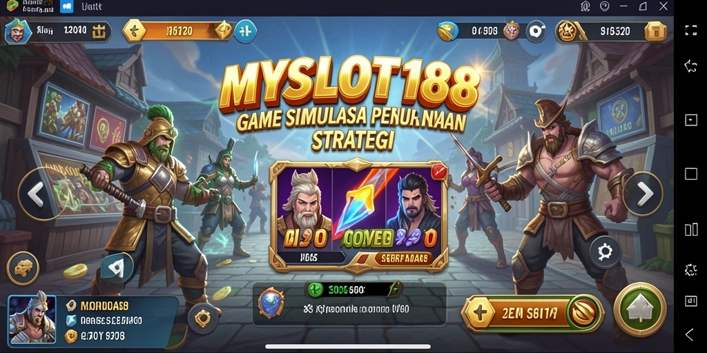 Tampilan gameplay seru dan menarik dari MYSLOT188.