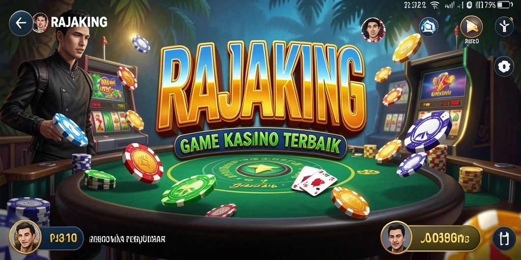 Tampilan menarik dari gameplay Kasino di RAJAKING.