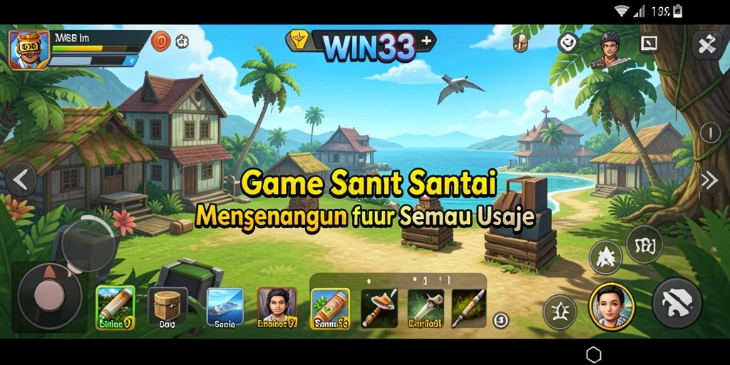 Tampilan gameplay <strong>WIN33</strong> yang sederhana dan menarik.